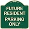 Signmission Reserved Parking Future Resident Parking Heavy-Gauge Aluminum Sign, 18" x 18", G-1818-23050 A-DES-G-1818-23050 - alternate 1